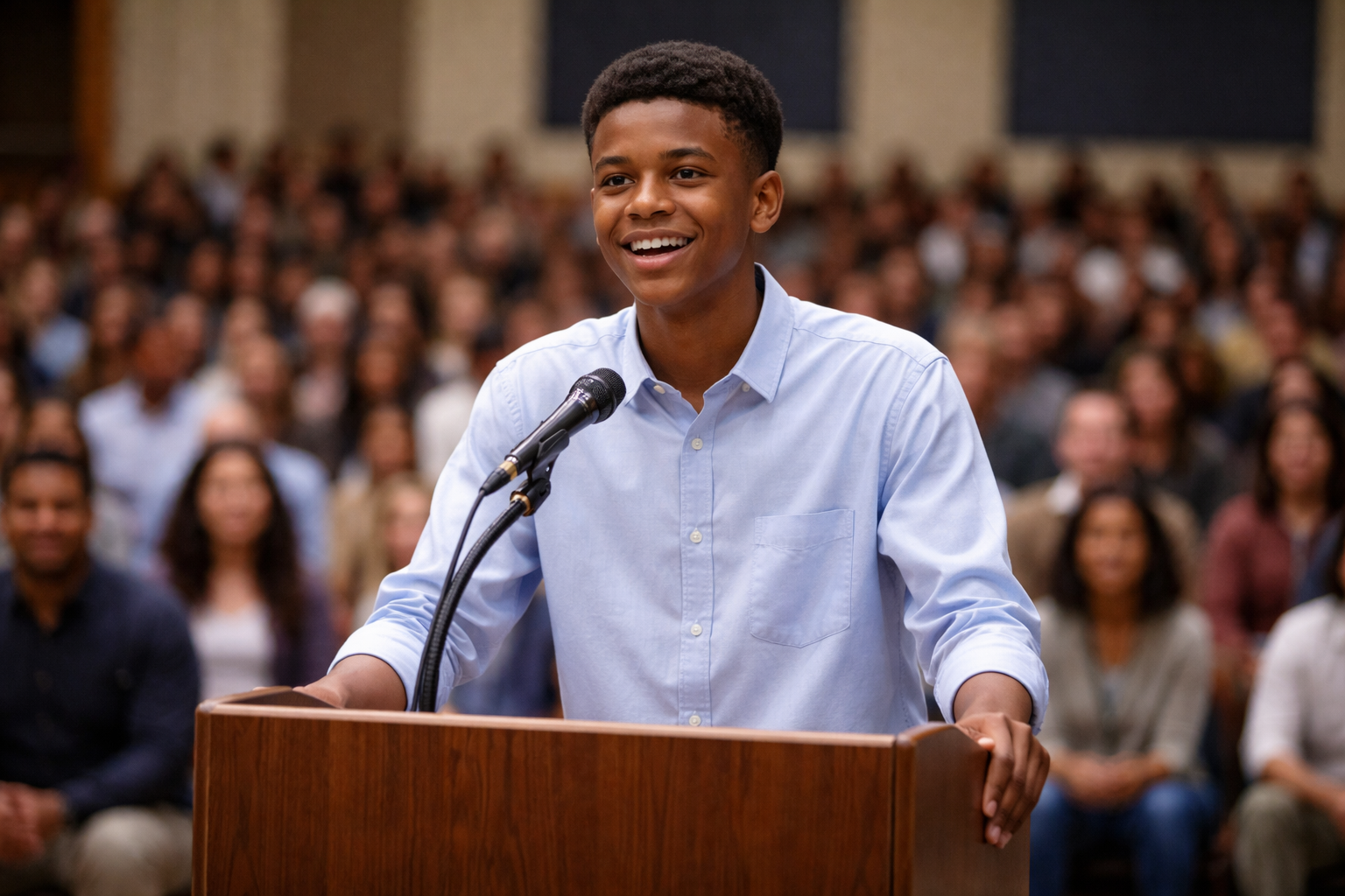 Students in discussion